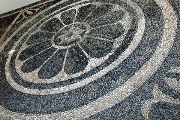 Mosaic-style stone floor, Topkapi Palace