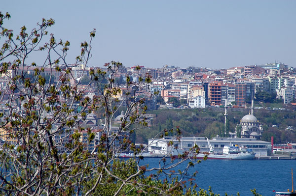 View of the Golden Horn looking across to northern Istanbul