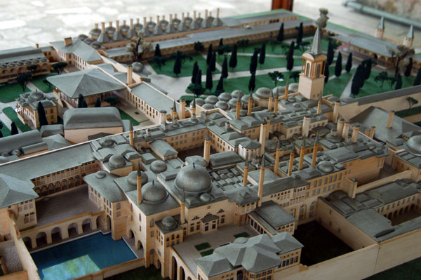 Model of Topkapi Palace - the Harem