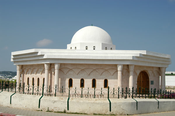 Mausoleum of Farhat Hached, a key figure in the Tunisian independence movement assassinated in 1952