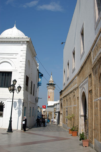 Rue de la Kasbah leading from the Place du Gouvernement