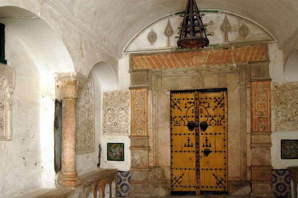Grand entry to a traditional home in the Tunis medina