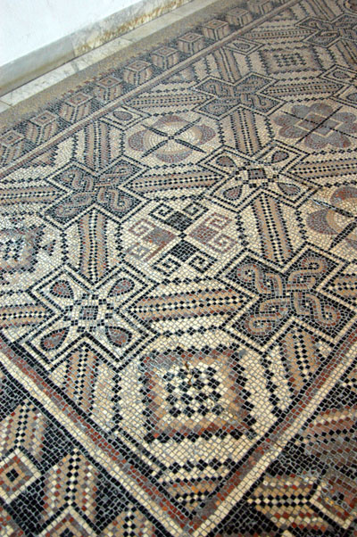 Geometric pattern floor mosaic, Ground Floor