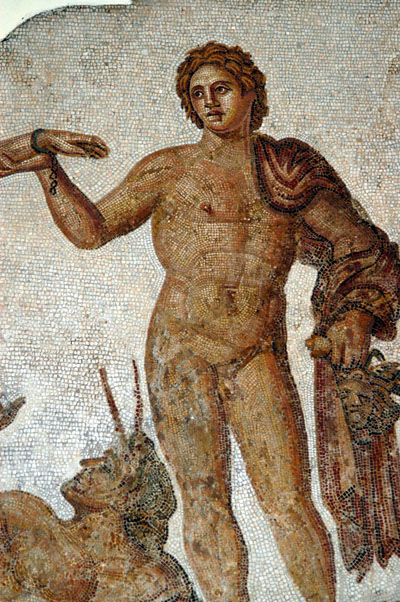 Perseus holding a Gorgon's head, 3rd C. AD