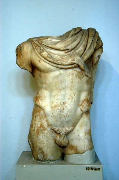 Fragment of a statue of Hermes