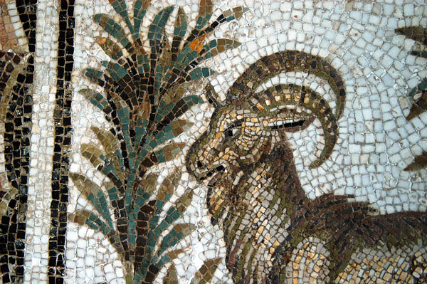 Mosaic of a ram