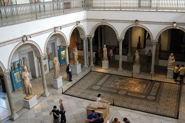 Looking down on the grand hall devoted to Carthage