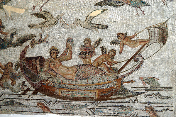 Detail from the Oceanus & Amphitrite mosaic