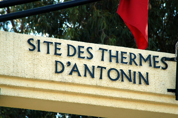 Site des Thermes d'Antonin - Antonine Baths