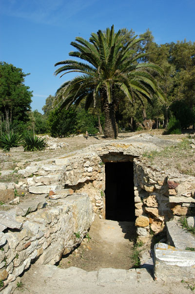 Entrance to an underground chamber, Carthage