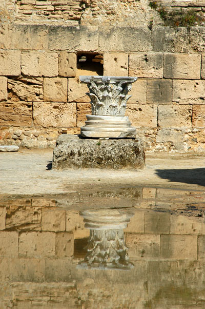 Reflection in water, Antonine Baths
