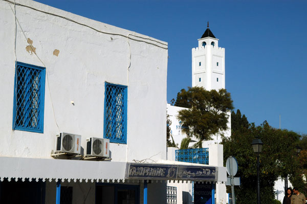 Sidi Bou Said, a blue and white Mediterranean Village in the Greek style