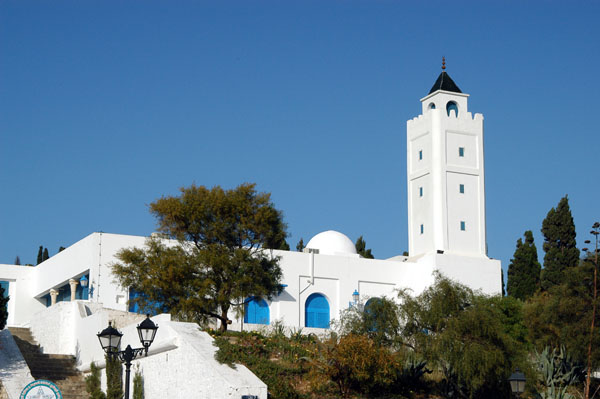 Mosque above the Place du 7. Novembre, Sidi Bou Said