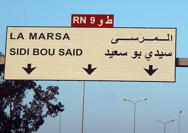 La Marsa and Sidi Bou Said are suburbs of Tunis