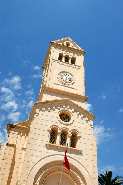 Old French colonial era church in Enfida, Tunisia
