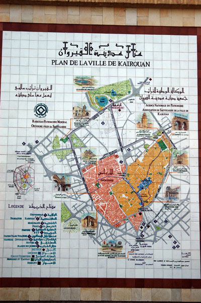 Tile map of the Kairouan