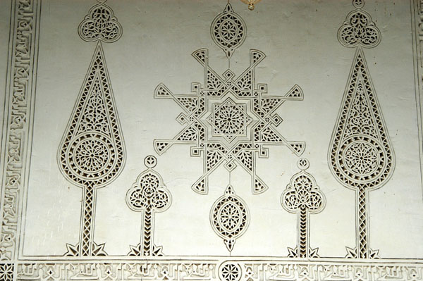 Ornate carved stonework, Zaouia of Sidi Sahab