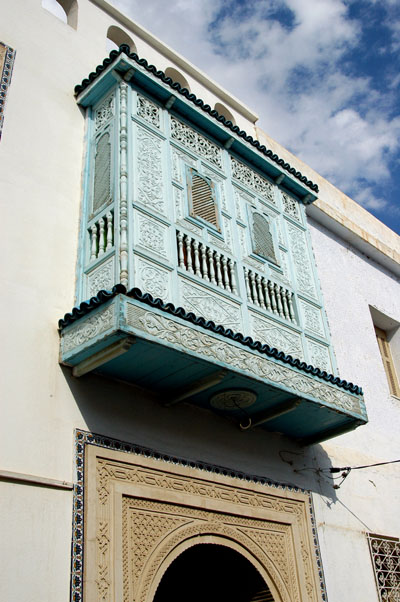 Enclosed balcony, Kairouan
