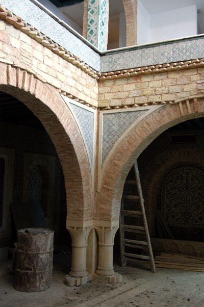 Traditional house under restoration, Kairouan medina