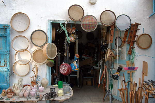 Shop in the souq near the Bab Tunis