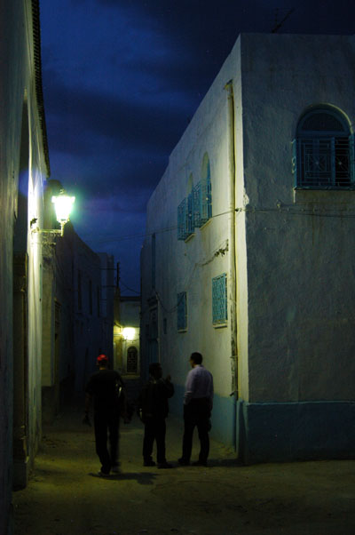 Kairouan medina at night