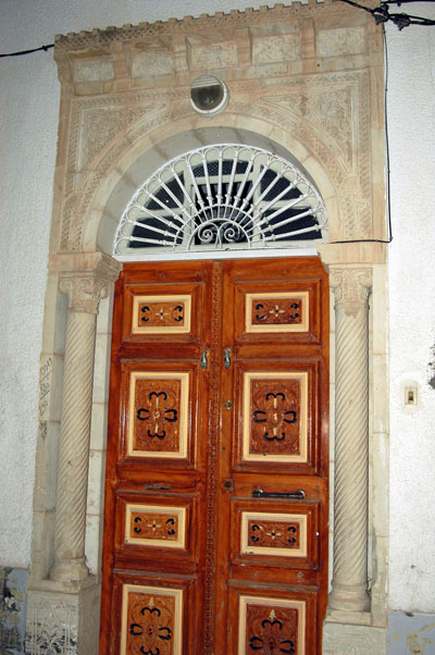 Fancy door in the Kairouan medina