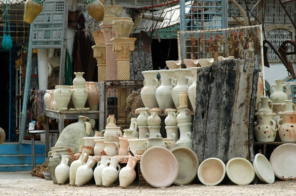 Roadside antique shop between Kairouan and Sbeitla