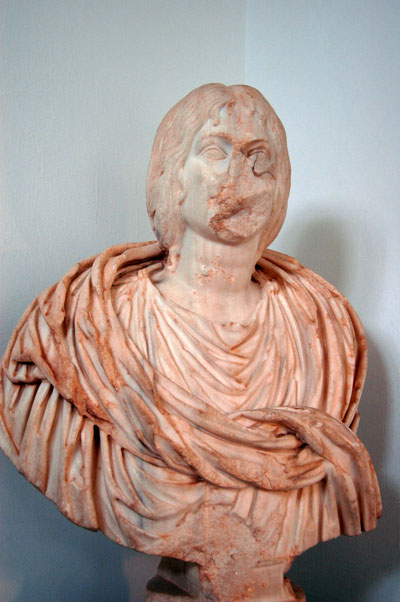 Marble bust of Creperia Innula, a member of the upper middle class of Sbeitla
