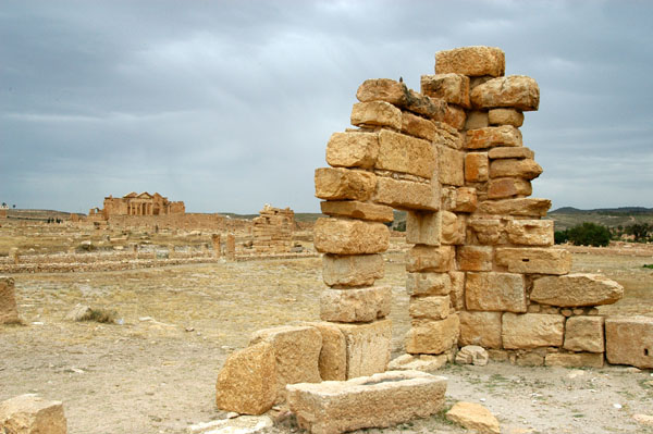 Ruins of the Roman city of Sufetula (Sbeitla) founded 1st C. AD