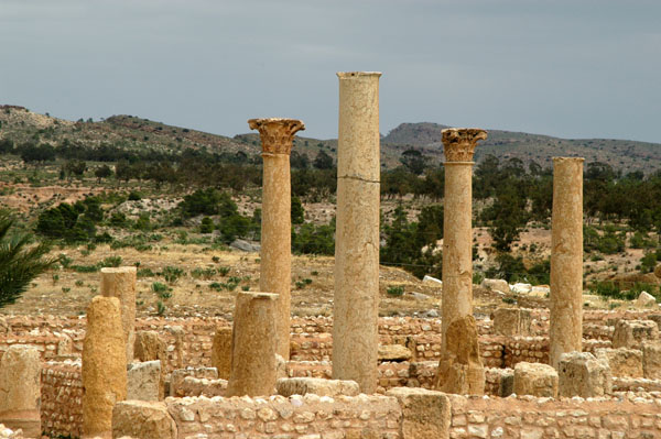 Ruins of the Church of Ballator, Sbeitla, 4th C. AD