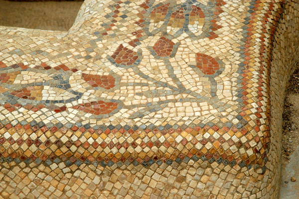 Mosaic detail from the baptistry, Church of Vitalis