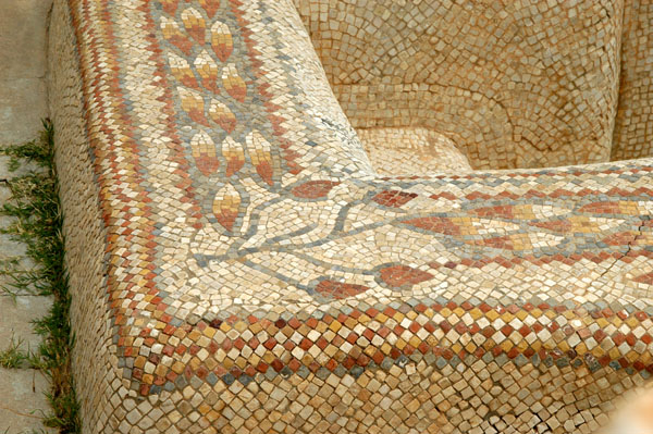 Mosaic detail from the baptistry, Church of Vitalis