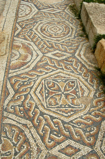 Mosaic floor, Church of Vitalis, Sbeitla
