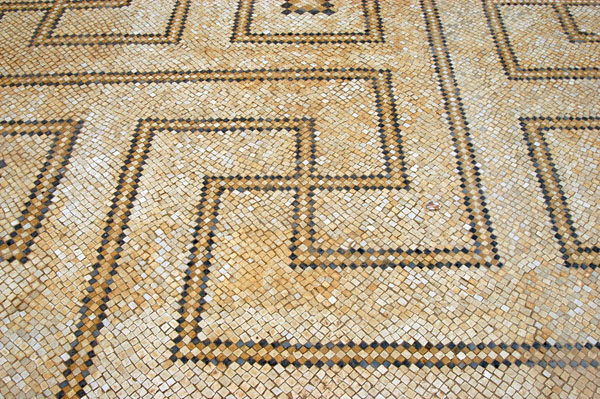 Mosaic floor detail, Great Baths, Sbeitla