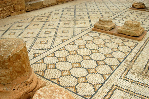 Mosaic floor, Great Baths, Sbeitla