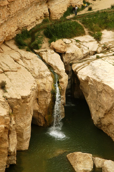Desert waterfall, Tamerza