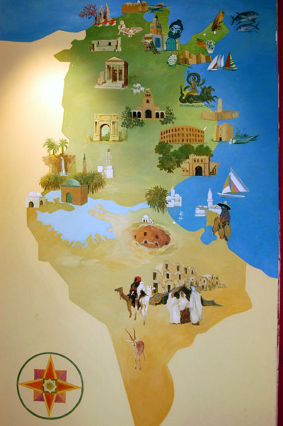 Dar Zeman - map of Tunisia