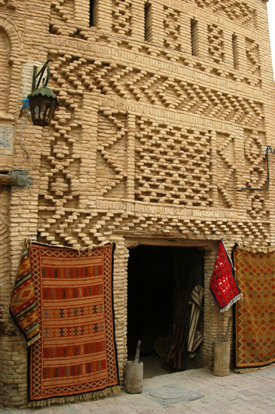 Tozeur style brickwork in the medina