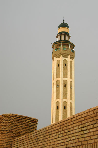 Minaret rising over the Tozeur medina