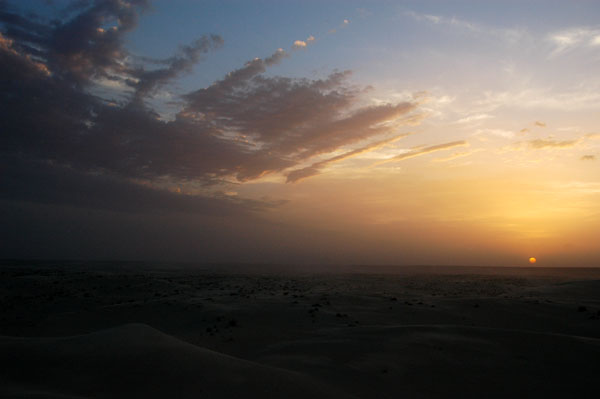 Sunset, Dunes de Sable