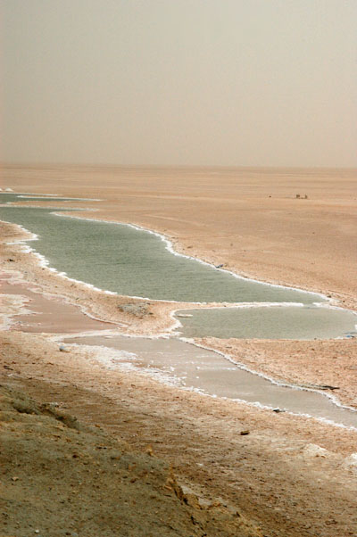 Salt pools, Chott el Jerid