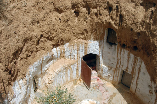 One of several pit courtyards, Hotel Sidi Driss