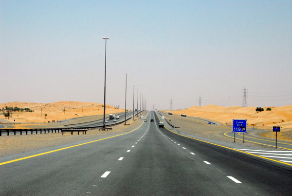 Emirates Road E311 headed to Ras al Khaimah