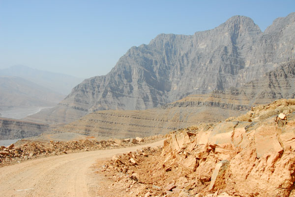 The road from Ras al Khaimah to Dibba via Wadi Bih