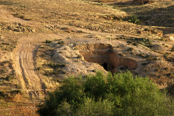 Troglodyte dwelling near Ksar Hadada