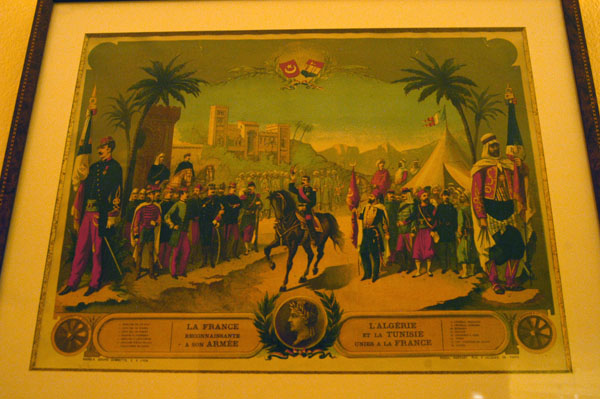 French colonial print, Hotel Sangho Tataouine
