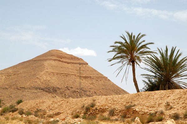 That mountain reminded me of the Great Pyramid