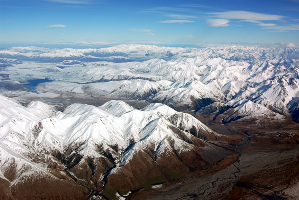 Southern Alps, South Island of New Zealand