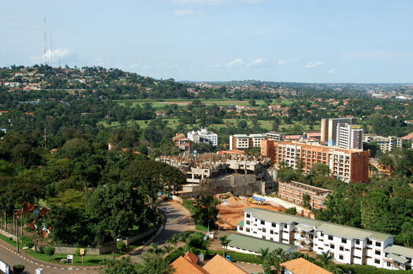 Kampala is built on numerous hills