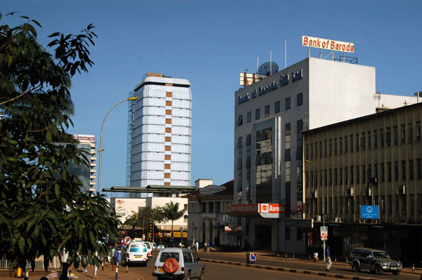 Kampala Avenue looking east towards Jinja